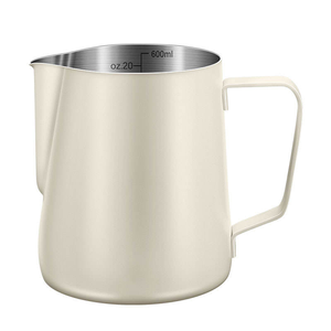 Machine à café portable Zen asiatique, tasse à latte - Acier inoxydable, bec pointu pour une mousse de lait parfaite - Product Image 5