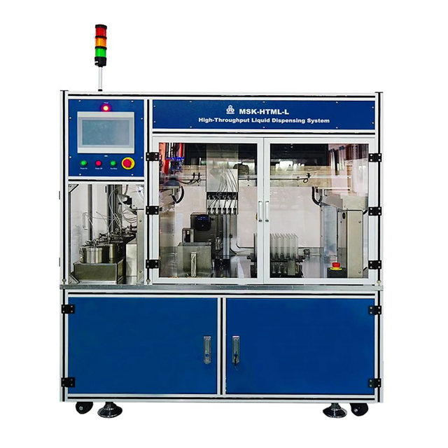 Laboratory Automatic Liquid Dispensing System with 6-Channel Metering Pumps & Stream Dispensers - MSK-HTML-L
