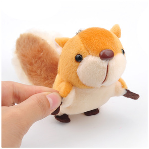 Llavero de Peluche de Ardilla Adorable al por Mayor, Muñeco de Peluche de Animal con Relleno de Algodón PP - Product Image 1
