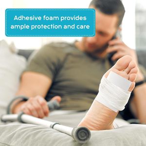 Foam casting <b>mat</b>, medical foam <b>mat</b> with adhesive backing, sports injury <b>mat</b>, blister <b>mat</b>, foot pain splint <b>mat</b>. - Product Image 3