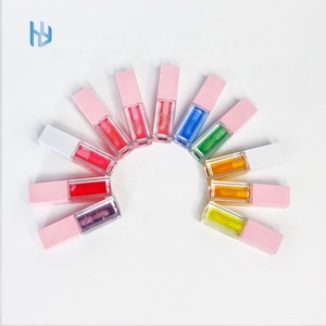 Ventas calientes Hidratante Brillo de labios 30 Color Personalizado Orgánico Vegano Maquillaje Lip Plumper Tubo con brillo - Product Image 1