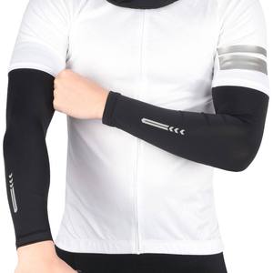 Manchon de bras professionnel pour le cyclisme estival, rafraîchissant, respirant et anti-UV - Product Image 1