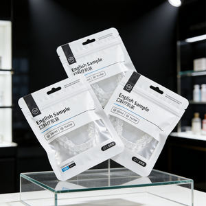Lage minimale bestelhoeveelheid, driezijdig gesealde orthodontische aligners platte ziplock zakken, verpakkingszak voor onzichtbare aligners, tandheelkundig hulpmiddel - Product Image 2