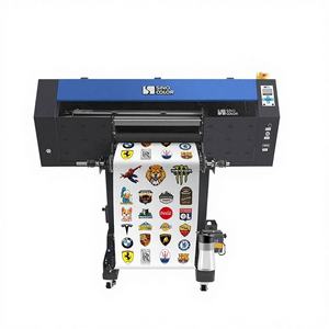 Échantillons gratuits 40cm 60cm I1600 I3200 2400dpi Papier photo vernis à l'or UV DTF Étiquette cristalline Rouleau à rouleau Imprimante automatique - Product Image 1