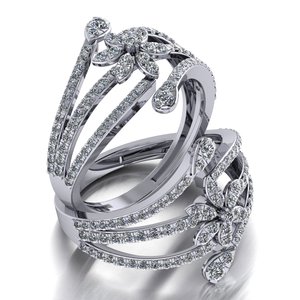 Bague de mariage de fiançailles en or jaune de haute qualité cultivée en laboratoire bijoux de luxe avec options de réglage d'incrustation de diamant taillé 10k/14k/18k - Product Image 4