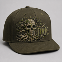 Cappello Snapback con Visiera Curva, Stampa Personalizzata, 5 Pannelli, Stile Trucker, Frontale in Schiuma, Rete Traspirante, Streetwear Urbano West Coast Gothic Chicano, Vendita all'Ingrosso