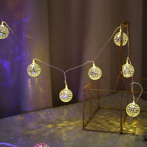 Maroc boule fée <span class=keywords><strong>guirlande</strong></span> 3M 5M Flash <span class=keywords><strong>guirlande</strong></span> lumineuse pour nouvel an noël mariage Navidad décor à la maison à piles - Product Image 4