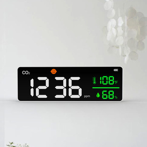 ROKTOOLS duvara monte karbon dioksit dedektörü <span class=keywords><strong>CO2</strong></span> metre gaz dedektörü sıcaklık bağıl nem - Product Image 6