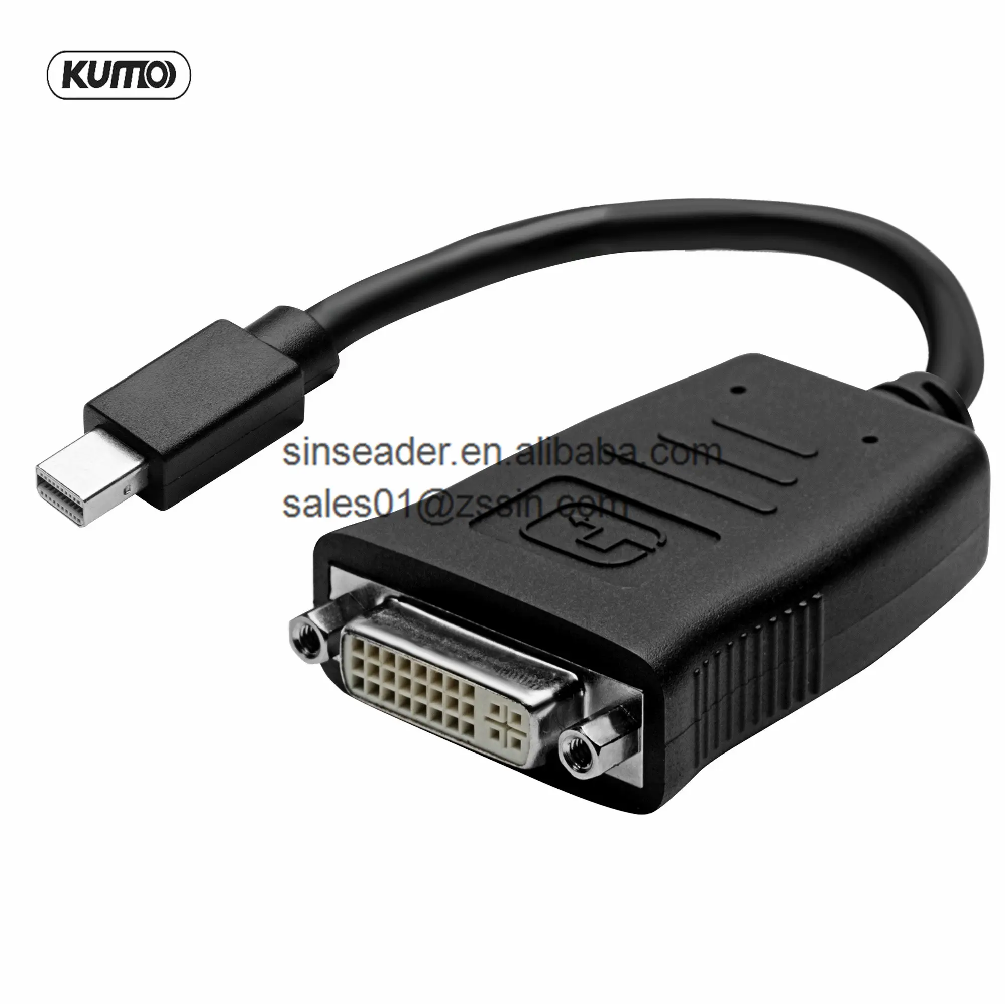 4K 30Hz 4K 60Hz Full HD Aktif Mini Tampilan Port Male To DVI Kabel Adaptor Perempuan