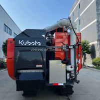 En stock, tracteur agricole Kubota 4LZ-6.5A8, moissonneuse-batteuse, adapté à la récolte des cultures.