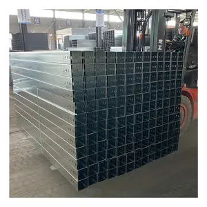 Factory Supply Strict Raw Materials Selection Wiring Accessories Galvanized Outdoor Metal Cable Trunking Price