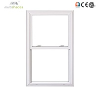 Fenêtre à double battant coulissante verticale en aluminium multicolores, finition gris foncé thermolaquée pour extérieur de cuisine