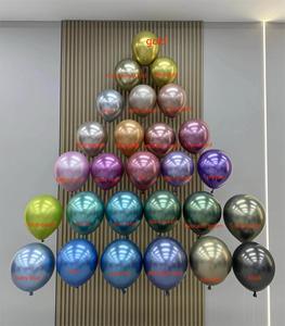 Ballons métalliques durables de haute qualité de <span class=keywords><strong>12</strong></span> pouces en chrome doré pour les célébrations de Noël du Nouvel An - Product Image 3