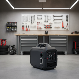 เครื่องกำเนิดไฟฟ้าเบนซินแบบพกพา Super Silent 220V 50Hz 6.5-8kW พร้อมระบบป้องกันโอเวอร์โหลด สตาร์ทด้วยรีโมท สำหรับแคมป์ปิ้ง รุ่น 6500i YHS-6500i เงียบพิเศษ - Product Image 5