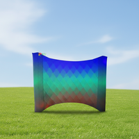 Tente gonflable commerciale avec éclairage LED |   Stand de fête portable pour événements, discothèques et mariages |   Photomaton gonflable