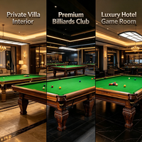Mesa de Snooker Profesional de Alta Calidad 2026 de 9, 10 y 12 pies con Paño, Productos de Billar y Snooker