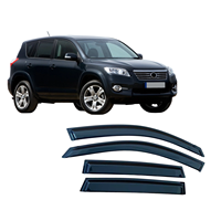 Pare-pluie latéral pour TOYOTA RAV-4 XA30 2006-2012 EURO, déflecteur de vent latéral, pare-soleil extérieur, fixation par ruban adhésif