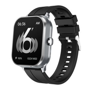 นาฬิกาอัจฉริยะ <span class=keywords><strong>2</strong></span> in 1 รุ่น D8Pro ปี 2025 สำหรับผู้ชายและผู้หญิง พร้อมหูฟังไร้สายในตัว รองรับการฟังเพลงผ่านบลูทูธ วัดอัตราการเต้นของหัวใจ สายซิลิโคน เหมาะสำหรับออกกำลังกาย - Product Image 3