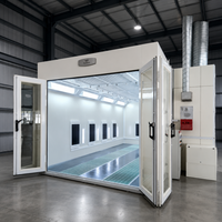 Cabina de Pintura Diésel Premium de 43kw, Económica y de Alta Calidad, 80 ° Cabina de Pintura para Autos C Baking con Iluminación de 800 lux y Certificación CE