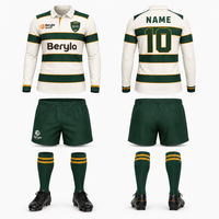 Camiseta de Rugby Personalizada para Clubes, Unisex, Sublimada, de Secado Rápido, Absorbe la Humedad, Logotipo Personalizado, Ropa de Equipo, Venta al Por Mayor, Fabricante OEM, 100%