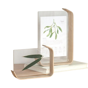 Marco de Fotos de Madera de Pino Sólido de Primera Calidad con Borde Ancho para Colgar en la Pared o Apoyar sobre la Mesa, Decoración Moderna para el Hogar - Product Image 1