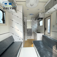 ONLYWE Camper de luxe tout-terrain 6x6 Iveco pour expéditions, camping-car, caravane, autocaravane avec toilettes et cuisine