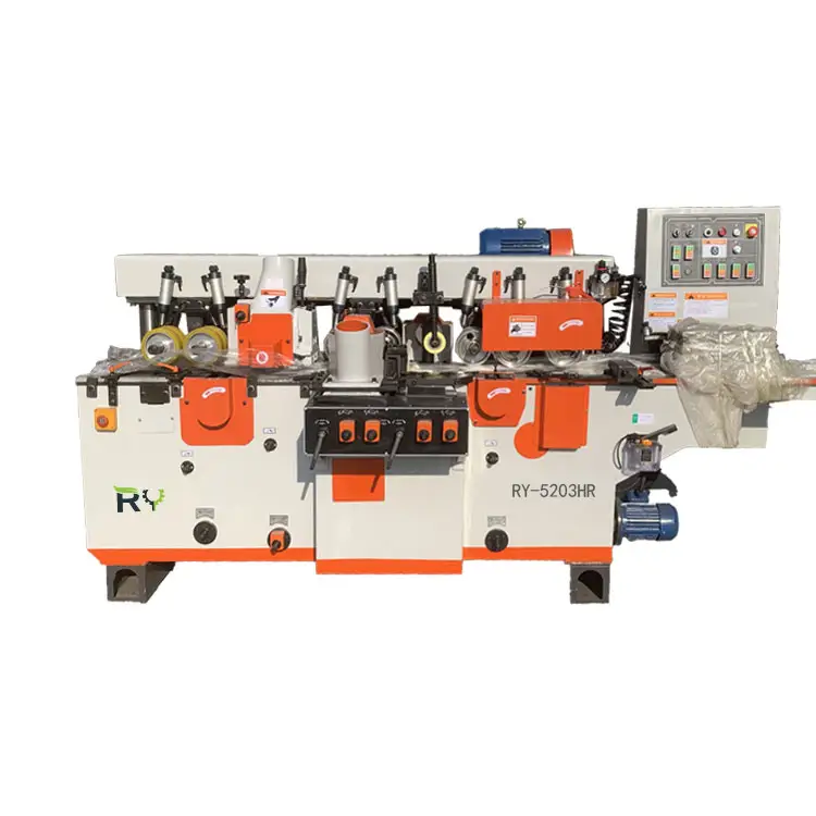 Chế biến gỗ sàn gỗ làm 4 cọc bốn bên moulder planer máy