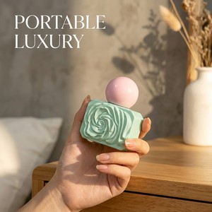 Green Glass <b>Perfume</b> <b>Bottle</b> <b>30ml</b> 50ml 100ml | Luxury Eco-Friendly Cosmetic Packaging with Matte Frost Engraving Decal - Product Image 3