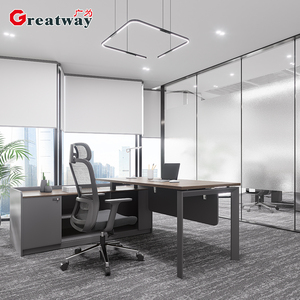 โต๊ะทำงานสำนักงานทันสมัย Greatway MIL-DD คุณภาพดี ทนทาน รับน้ำหนักได้สมดุล เป็นมิตรกับสิ่งแวดล้อม ระดับ E1 ดีไซน์ตามหลักสรีรศาสตร์ - Product Image 3