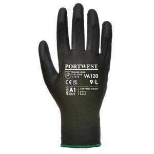 PORTWEST - VA120K8RXS Guante de Palma negro de poliuretano-GUANTES EAN 5036108274864 - Product Image 2