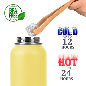 Bouteille d'eau isolée de sport autocollant coloré-liste de seau ornée de parcs nationaux gobelet de voyage en acier inoxydable - Product Image 6