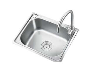 Extérieur simple bol commercial petit sous plan évier en acier inoxydable évier de cuisine fregaderos de cocina - Product Image 4