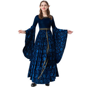 <span class=keywords><strong>Costume</strong></span> de Reine d'Halloween, <span class=keywords><strong>Costume</strong></span> de Sorcière, <span class=keywords><strong>Costume</strong></span> de Spectacle Gothique Rétro Médiéval, <span class=keywords><strong>Costume</strong></span> d'Elfe pour Jeu de Rôle - Product Image 6