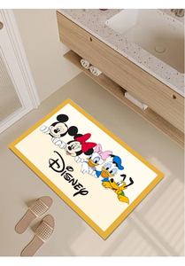 <span class=keywords><strong>Tapis</strong></span> de bain à poils longs extra-doux et super absorbant <span class=keywords><strong>Tapis</strong></span> de dessin animé Souris Flocage Matériau en microfibre pour hôtel Salle de bain Baignoire - Product Image 4