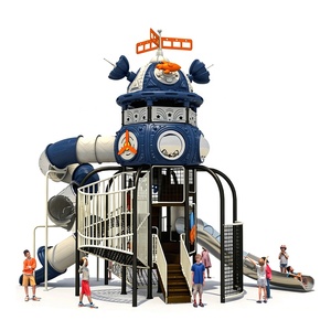 Parque Infantil Comercial al Aire Libre para Niños <span class=keywords><strong>con</strong></span> Tobogán y Laberinto para Zona Acuática Infantil - Product Image 3