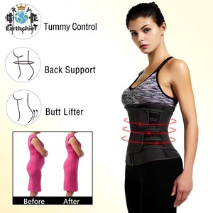 Großhandel Beste Gürtel Korsett Gummi Damen Taillenformer mit Eigenem Logo Doppelte Kompression Shapewear Latex Taillentrainer - Product Image 4