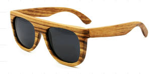 Oculos madeira biểu tượng tùy chỉnh ống kính phân cực kính mặt trời làm bằng tay tự nhiên tái chế ván trượt gỗ tre thể thao Kính mát bằng gỗ - Product Image 4