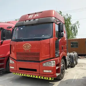 FAW трактор Чанчунь трактор 375hp б/у 10 wheeler 6*4 седельный тягач