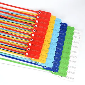Custom Colorful Large Size Wholesale Permanent Labeling Plastic Marker Identification Cable Tie Tags With Writable Tag