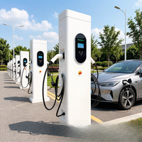 Nuevo Poste de Carga para Vehículos Eléctricos Jinghu para Exteriores, 7-22kW, Tipo 2, Montaje en Poste, OCPP 1.6J/2.0, IP54, Resistente a la Intemperie, TA-AC-ALD3-P