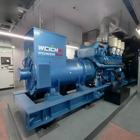 Groupe électrogène diesel super silencieux de 1 MW, 2 MW, 5 MW, 10 MW en conteneur pour centre de données et exploitation minière