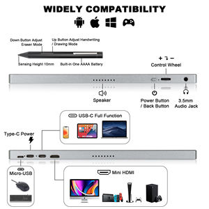 新しい15.6インチ4KポータブルUSB互換ゲーム描画モニタータッチスクリーン付き4096圧力デジタルスタイラスペンディスプレイラップトップ - Product Image 4