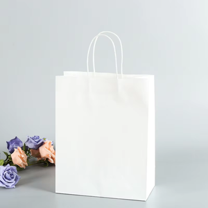 Spot Paper <strong>Bag</strong> Wholesale <strong>Pizza</strong> Coffee Delivery Retail Shopping Twisted Handle Craft Kraft Paper Blank Kraft Paper <strong>Bag</strong> - Product Image 6