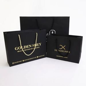 White Cardboard Art Paper Shopping Bag Customized Logo Offset Printing Custom Color Hand Length Handle for Shoes Clothing - Product Image 5