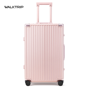 Walktrip Maleta multifuncional de aluminio unisex de 20 pulgadas con <span class=keywords><strong>ruedas</strong></span> giratorias Maleta de embarque de tamaño mediano - Product Image 2