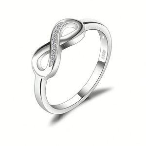 Juego de Pulseras de Plata 925 con Diseño de Amor Infinito para Mujer, Joyería Femenina - Product Image 3