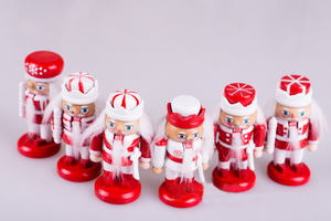 Décoration de Noël de la marque FQ Jouet de Noël pour enfants <span class=keywords><strong>Casse</strong></span>-noisette en bois <span class=keywords><strong>industriel</strong></span> - Product Image 3