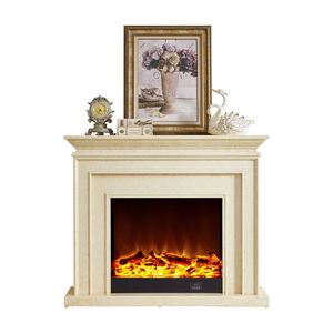 Chimenea Eléctrica Independiente de Lujo de Foshan con Certificación ERP y Leños Reales Decorativos para el Hogar - Product Image 5