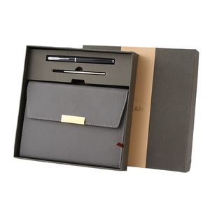 Custom A5 Planner <b>Notebook</b> Pen <b>Set</b> Personalized Letterpress Printed Modern Simple Promotional Corporate Graduation Gift <b>Set</b> - Product Image 1