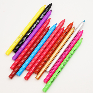 <span class=keywords><strong>KAJAL</strong></span>-delineador de ojos de larga duración, delineador de gel multicolor, resistente al agua, negro - Product Image 5
